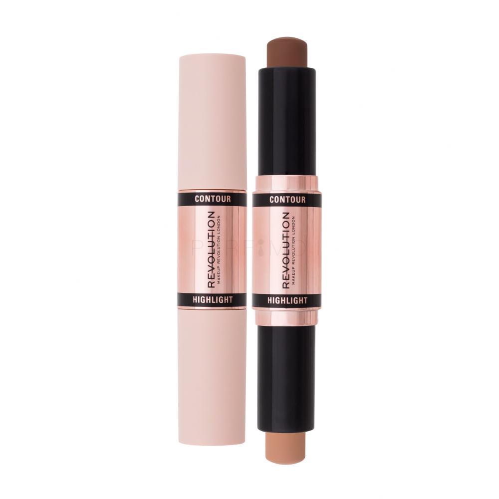 Makeup Revolution London Contour Double Ended Contour Stick Correttore donna 4,3 g Tonalità Dark