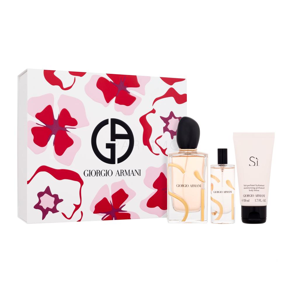 Giorgio Armani Sì Pacco regalo eau de parfum  100 ml + crema corpo 50 ml + eau de parfum  15 ml