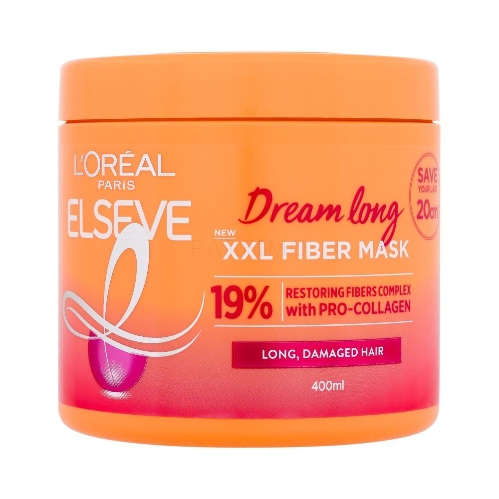 L'Oréal Paris Elseve Dream Long XXL Fiber Mask Maschera per capelli donna 400 ml