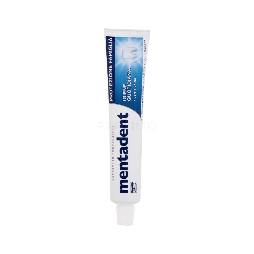Mentadent Family Protection Daily Fluoride & Calcium Toothpaste Dentifricio 75 ml