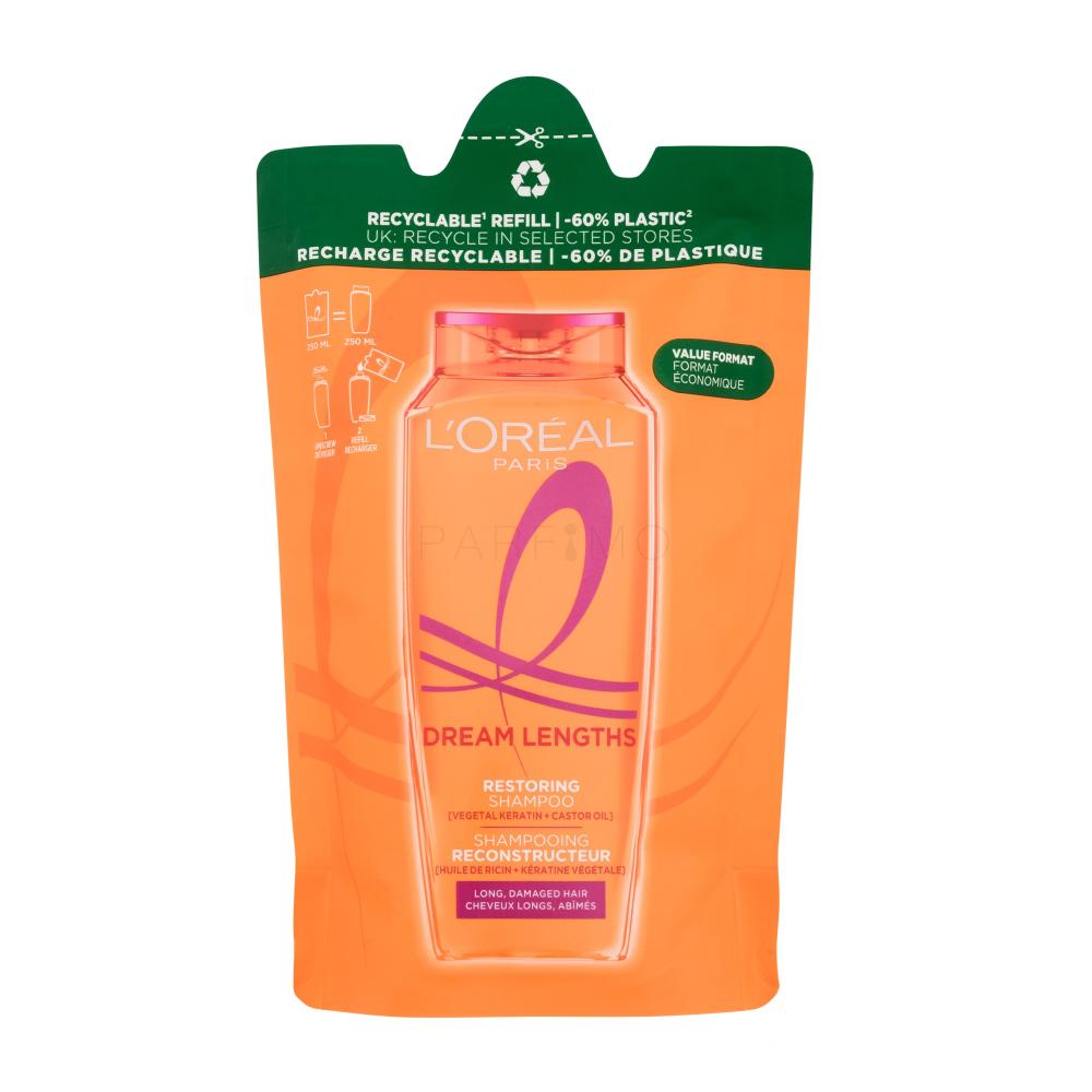 L'Oréal Paris Elseve Dream Long Restoring Shampoo Shampoo donna Ricarica 250 ml