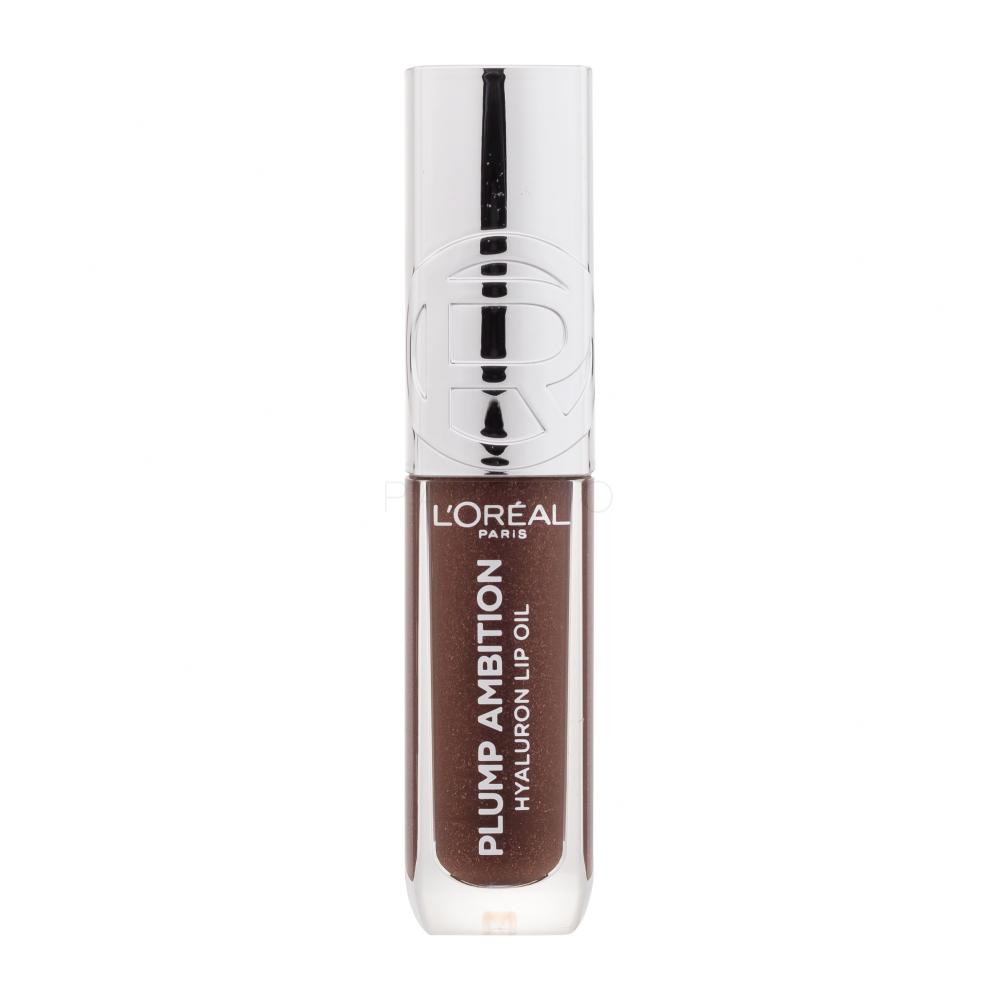 L'Oréal Paris Plump Ambition Hyaluron Lip Oil Olio labbra donna 5 ml Tonalità 510 La Nuit Sparkle