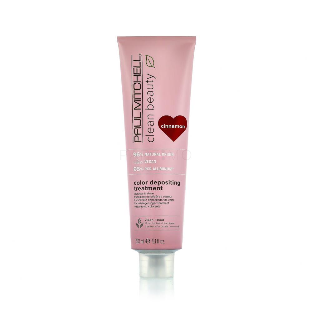 Paul Mitchell Clean Beauty Color Protect Color Depositing Treatment Maschera per capelli donna 150 ml Tonalità Cinnamon