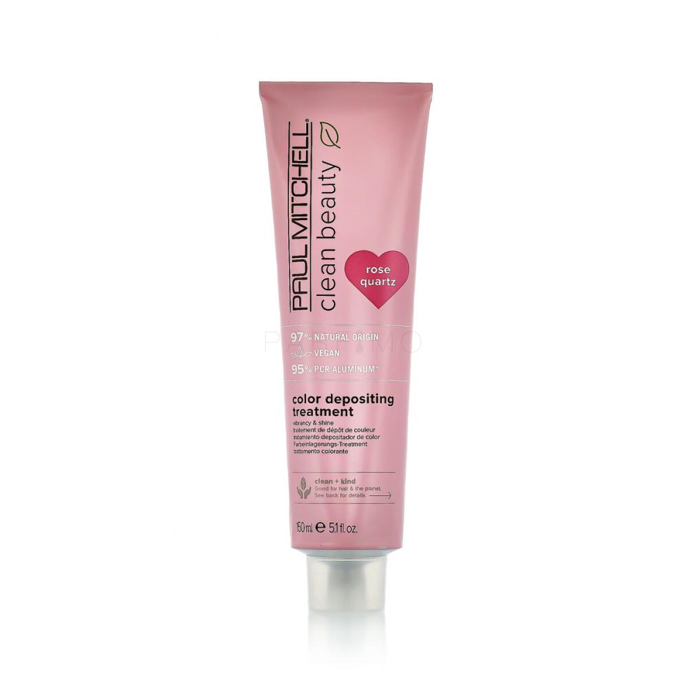 Paul Mitchell Clean Beauty Color Protect Color Depositing Treatment Maschera per capelli donna 150 ml Tonalità Rose Quartz
