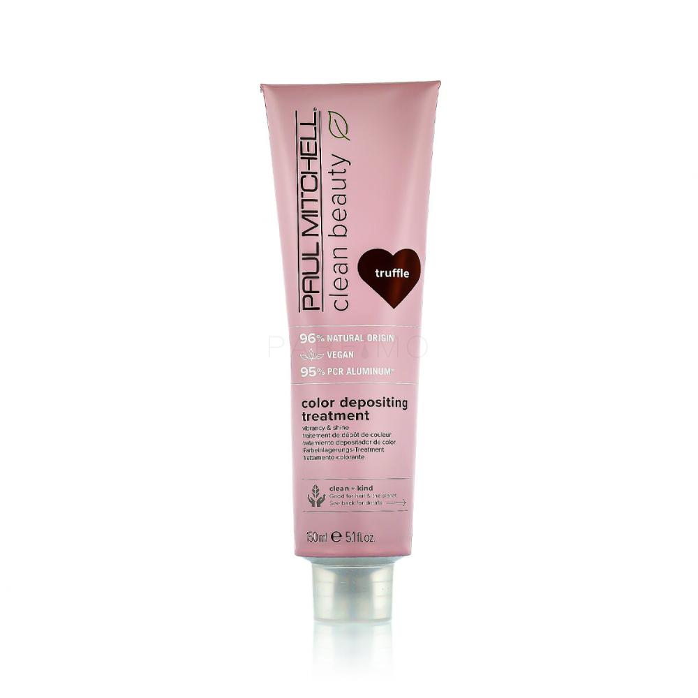 Paul Mitchell Clean Beauty Color Protect Color Depositing Treatment Maschera per capelli donna 150 ml Tonalità Truffle