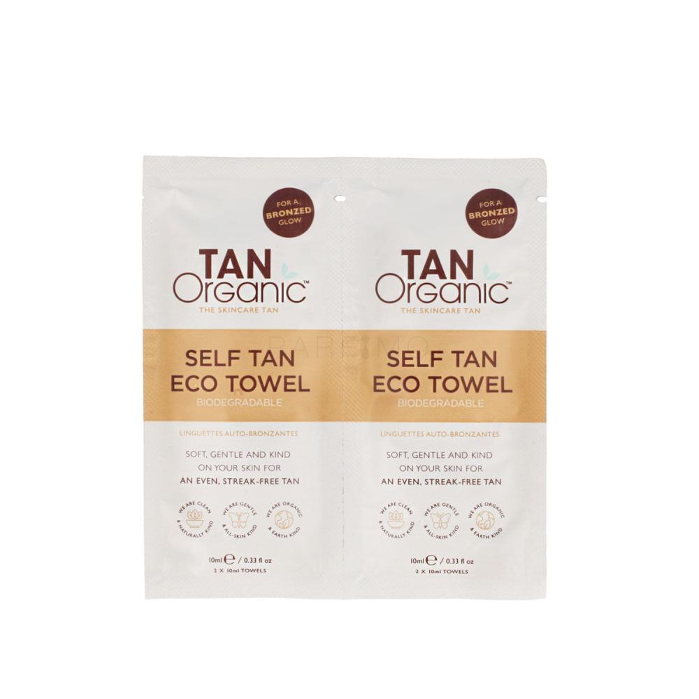 TanOrganic Self Tan Eco Towels Prodotti autoabbronzanti 2x10 ml