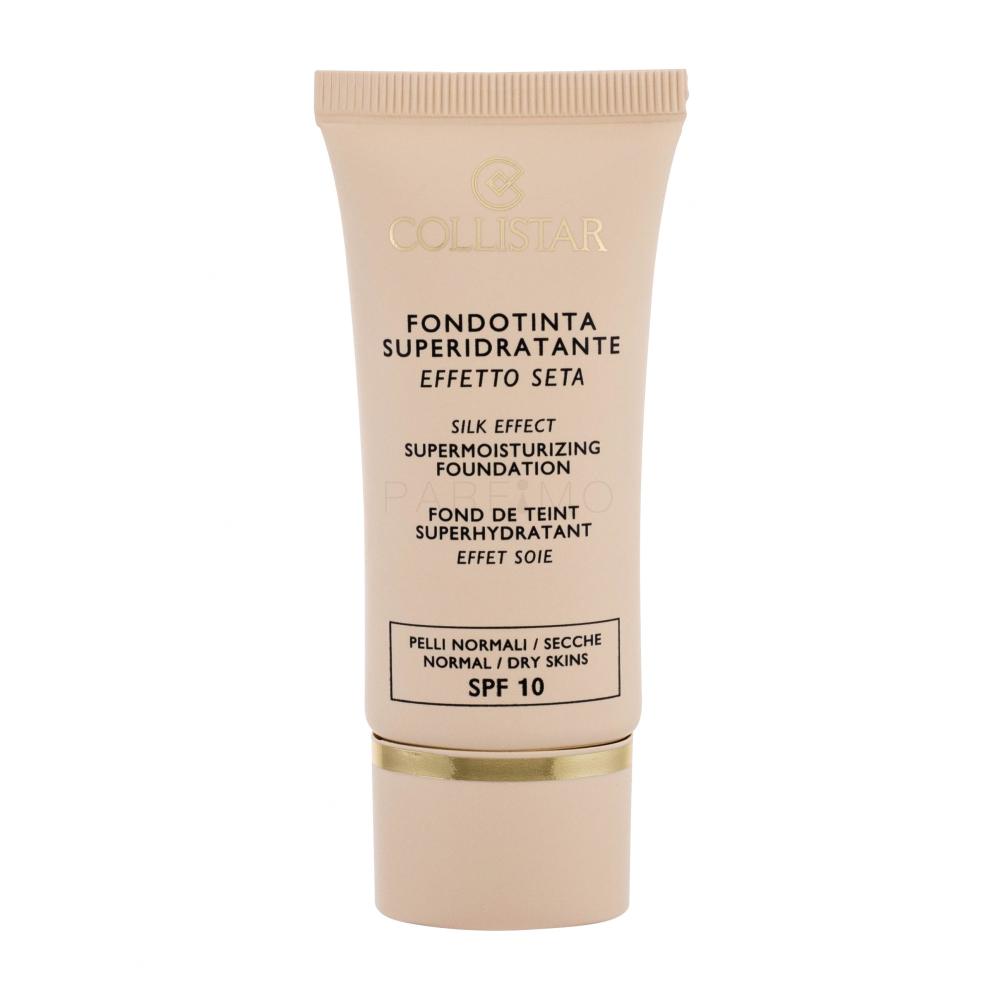 Collistar Silk Effect Supermoisturizing Foundation SPF10 Fondotinta donna 30 ml Tonalità 3 Peach