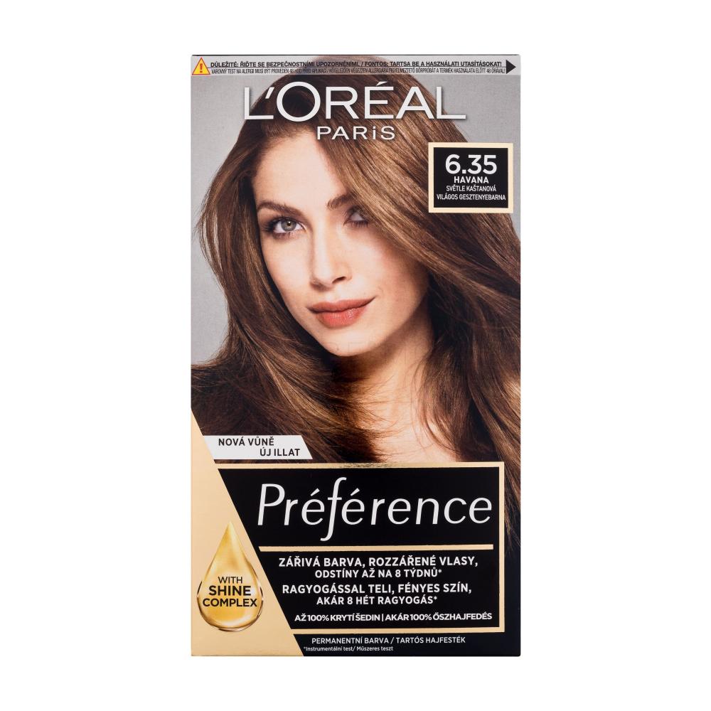 L'Oréal Paris Préférence Tinta capelli donna 60 ml Tonalità 6.35