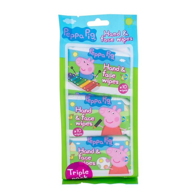 Peppa Pig Peppa Hand &amp; Face Wipes Salviettine detergenti bambino 30 pz