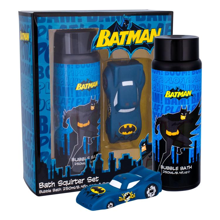 DC Comics Batman Pacco regalo schiuma da bagno 250 ml + pistola ad acqua 1 pz