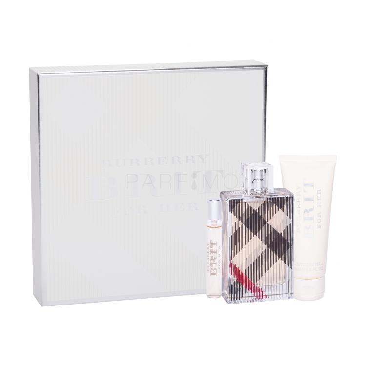 Burberry Brit for Her Pacco regalo Eau de Parfum 100 ml + Eau de Parfum 7,5 ml + lozione per il corpo 75 ml