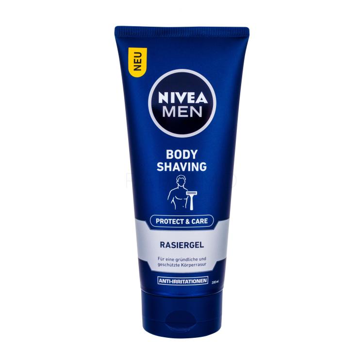 Nivea Men Protect &amp; Care Body Shaving Gel da barba uomo 200 ml