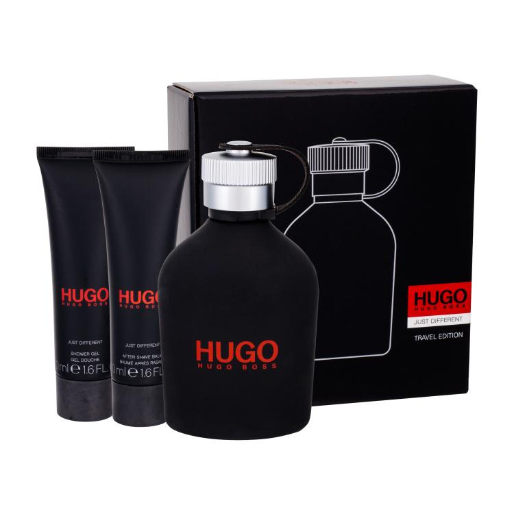 HUGO BOSS Hugo Just Different Pacco regalo Eau de Toilette 150 ml + 50 ml balsamo dopobarba + 50 ml doccia gel