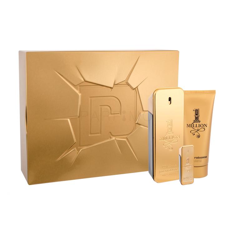 Paco Rabanne 1 Million Pacco regalo Eau de Toilette 100 ml + doccia gel 100 ml + Eau de Toilette 5 ml