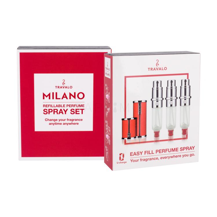 Travalo Milano Flacone ricaricabile 3x5 ml Tonalità Red