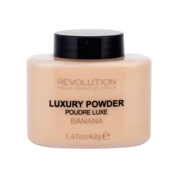 Makeup Revolution London Luxury Powder Cipria donna 42 g Tonalità Banana