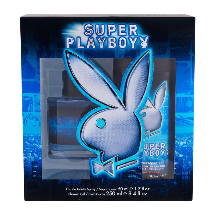 Playboy Super Playboy For Him Pacco regalo toaletní voda 50 ml + sprchový gel 250 ml