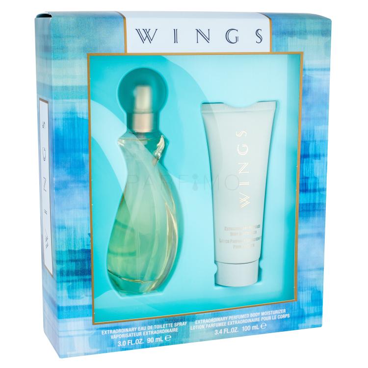 Giorgio Beverly Hills Wings Pacco regalo Eau de Toilette 90 ml + lozione per il corpo 100 ml