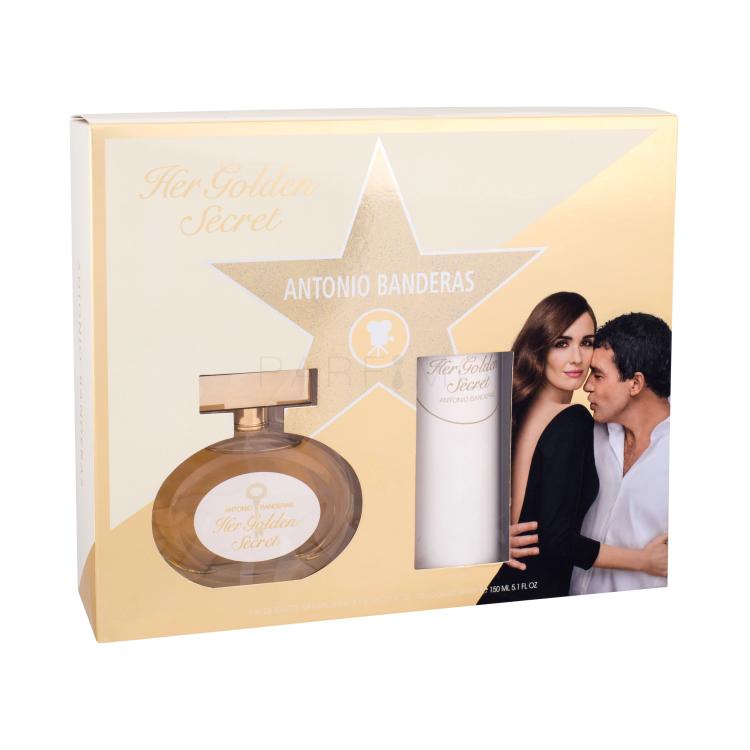 Antonio Banderas Her Golden Secret Pacco regalo Eau de Toilette 80 ml + deodorante 150 ml
