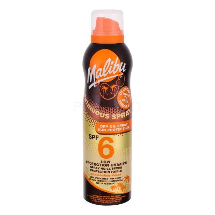 Malibu Continuous Spray Dry Oil SPF6 Protezione solare corpo 175 ml