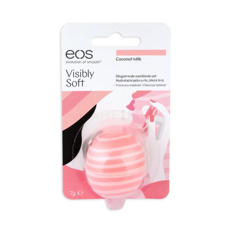 EOS Visibly Soft Balsamo per le labbra donna 7 g Tonalità Coconut Milk