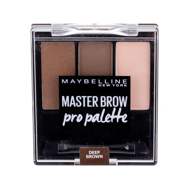 Maybelline Master Brow Pro Palette Paletta sopracciglia donna 6 g Tonalità Deep Brown
