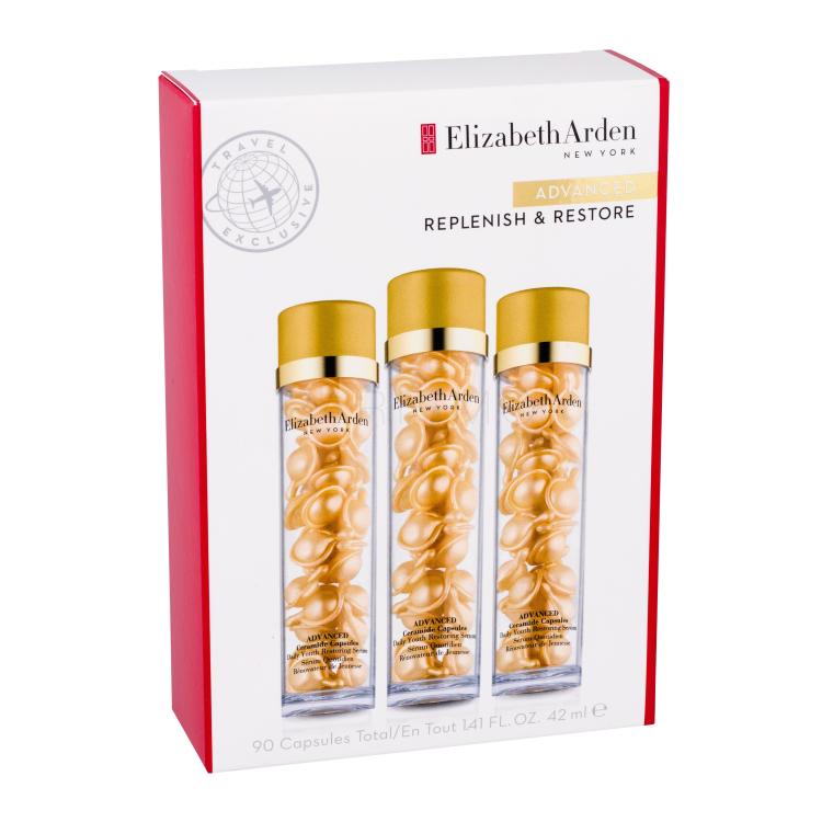 Elizabeth Arden Ceramide Daily Youth Restoring Capsules Pacco regalo siero in capsule 3 x 30 pezzi