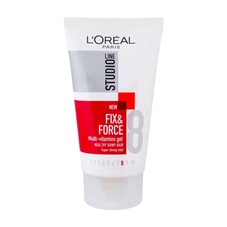 L&#039;Oréal Paris Studio Line Fix &amp; Force Gel per capelli donna 150 ml