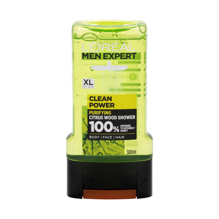 L&#039;Oréal Paris Men Expert Clean Power Doccia gel uomo 300 ml