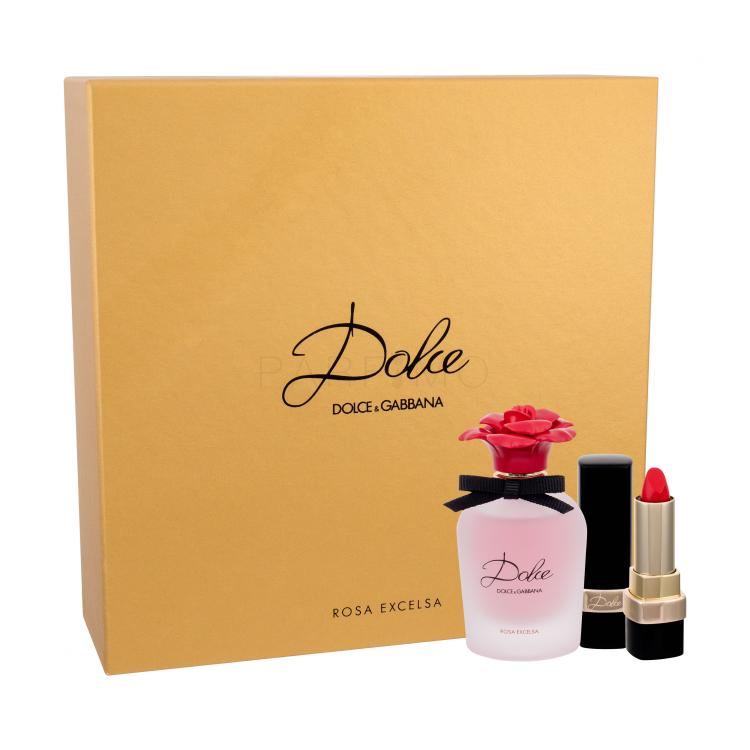 Dolce&amp;Gabbana Dolce Rosa Excelsa Pacco regalo eau de parfum 50 ml + rossetto Dolce Matte Lipstick tonalità Dolce Flirt 621 3
