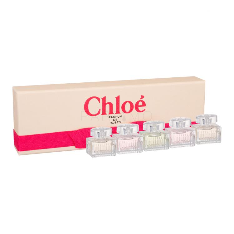 Chloé Mini Set 2 Pacco regalo eau de parfum Chloe 2x 5 ml + eau de toilette L´Eau de Chloe 5 ml + eau de toilette Roses de Chloe 2x 5 ml