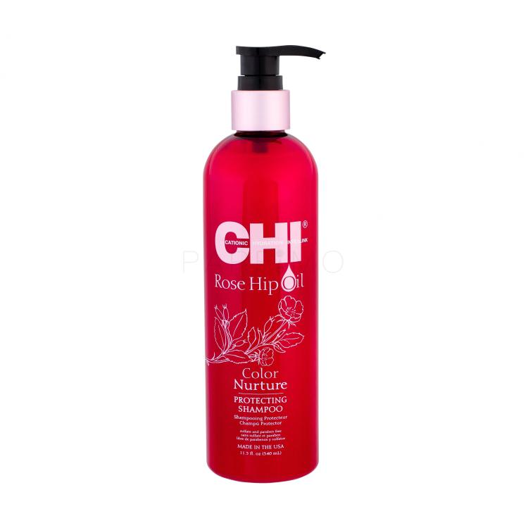 Farouk Systems CHI Rose Hip Oil Color Nurture Shampoo donna 340 ml