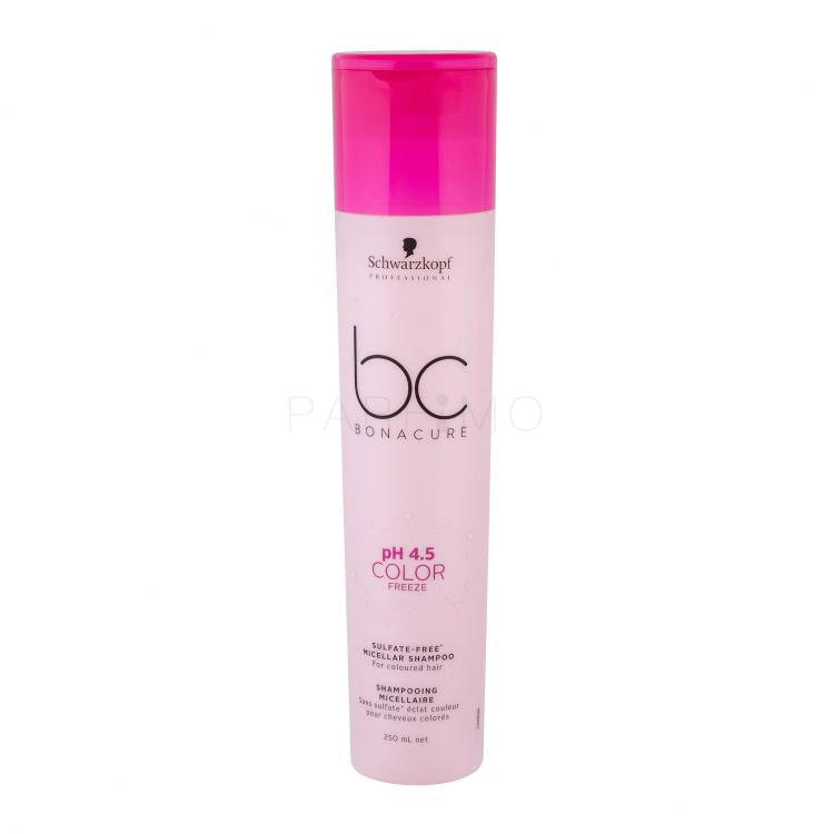 Schwarzkopf Professional BC Bonacure pH 4.5 Color Freeze Sulfate-Free Micellar Shampoo donna 250 ml