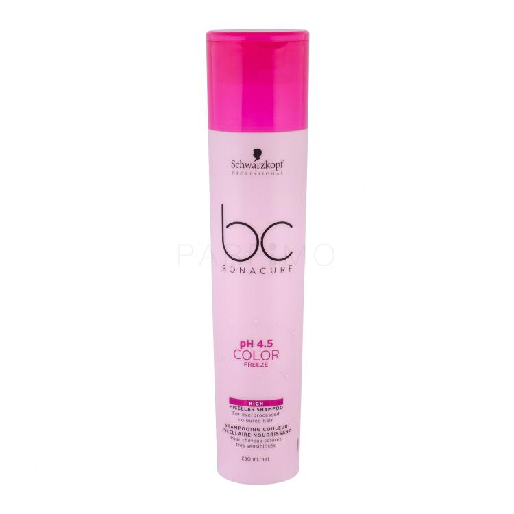 Schwarzkopf Professional BC Bonacure pH 4.5 Color Freeze Rich Shampoo donna 250 ml