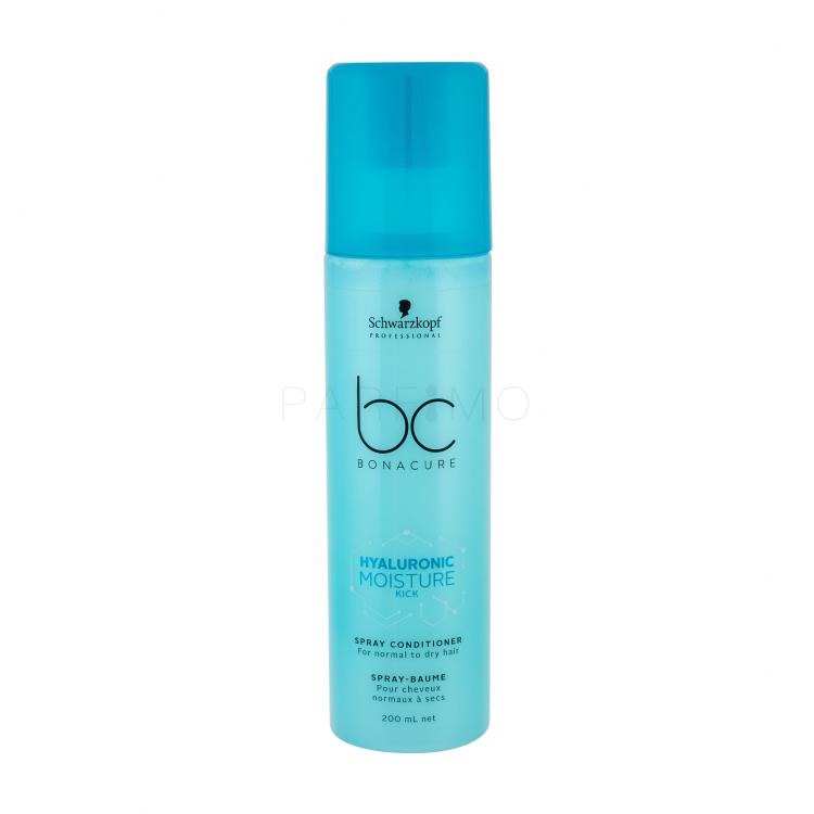 Schwarzkopf Professional BC Bonacure Hyaluronic Moisture Kick Spray Conditioner Balsamo per capelli donna 200 ml