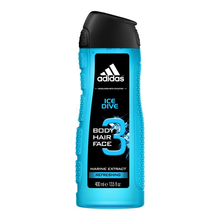 Adidas Ice Dive 3in1 Doccia gel uomo 400 ml