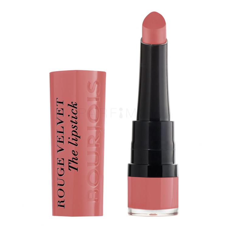 BOURJOIS Paris Rouge Velvet The Lipstick Rossetto donna 2,4 g Tonalità 02 Flaming´rose