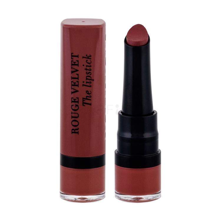 BOURJOIS Paris Rouge Velvet The Lipstick Rossetto donna 2,4 g Tonalità 24 Pari´sienne