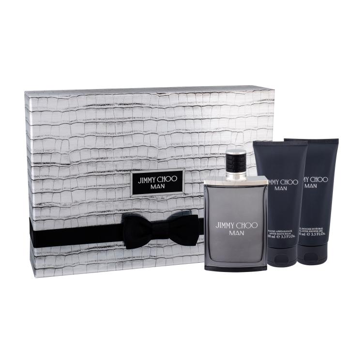 Jimmy Choo Man Pacco regalo eau de toilette 100 ml + doccia gel 100 ml + balsamo dopobarba 100 ml