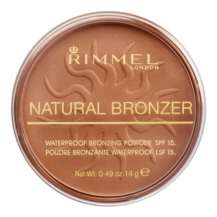 Rimmel London Natural Bronzer SPF15 Bronzer donna 14 g Tonalità 025 Sun Glow