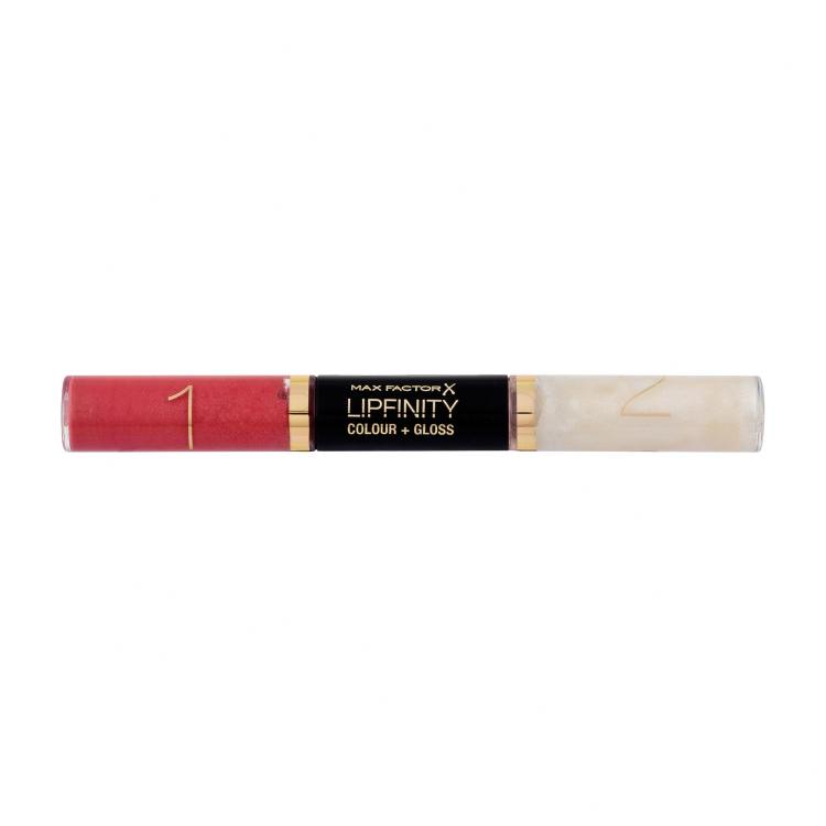 Max Factor Lipfinity Colour + Gloss Rossetto donna 2x3 ml Tonalità 610 Constant Coral