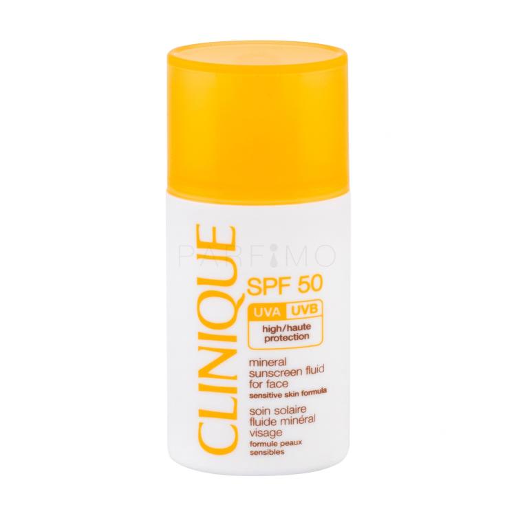 Clinique Sun Care Mineral Sunscreen Fluid For Face SPF50 Protezione solare viso donna 30 ml