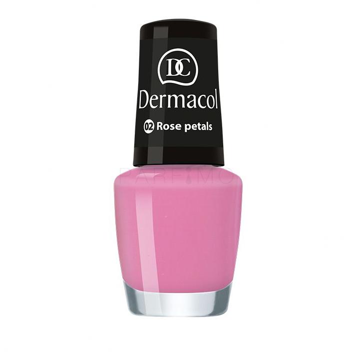 Dermacol Nail Polish Mini Summer Collection Smalto per le unghie donna 5 ml Tonalità 02 Rose Petals