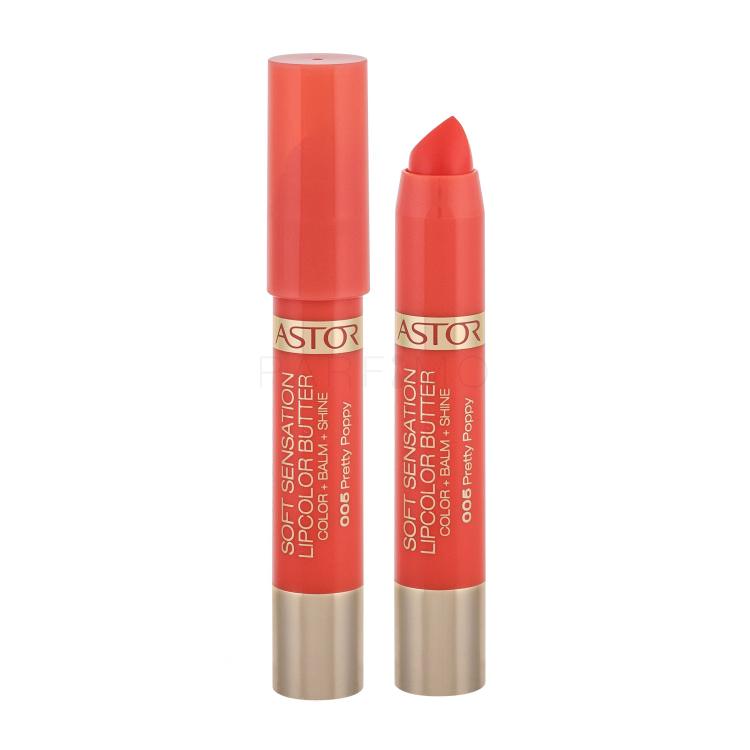 ASTOR Soft Sensation Lipcolor Butter Rossetto donna 4,8 g Tonalità 005 Pretty Poppy