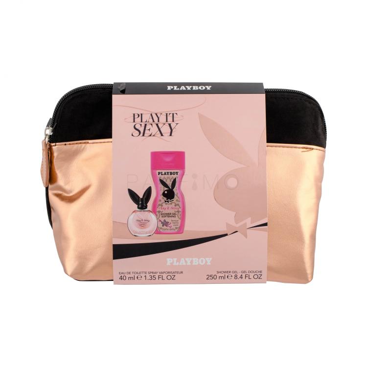 Playboy Play It Sexy Pacco regalo eau de toilette 40 ml + doccia gel 250 ml + trousse