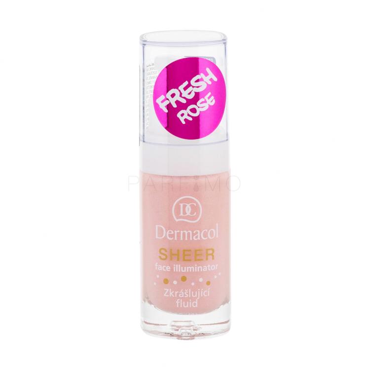 Dermacol Sheer Face Illuminator Base make-up donna 15 ml Tonalità fresh rose