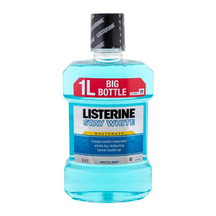 Listerine Stay White Mouthwash Collutorio 1000 ml