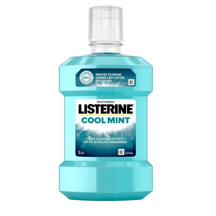 Listerine Cool Mint Mouthwash Collutorio 1000 ml