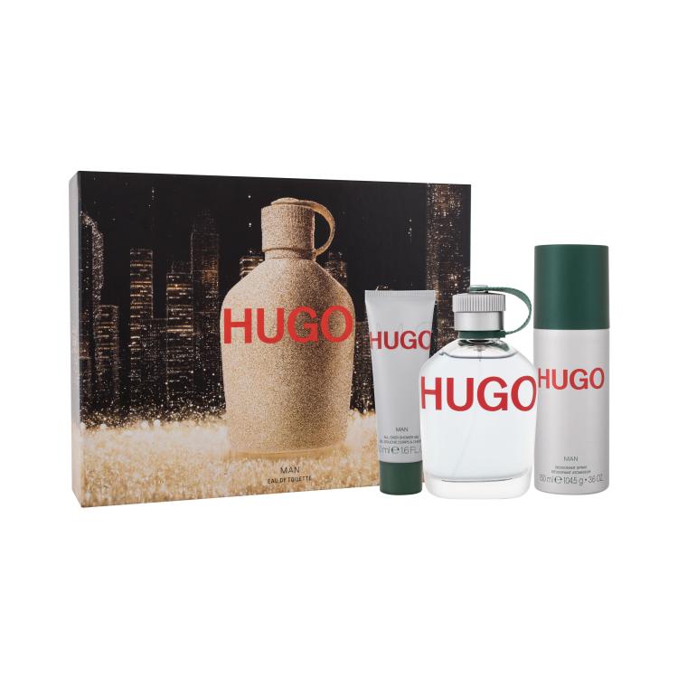 HUGO BOSS Hugo Man Pacco regalo eau de toilette 125 ml + deodorante 150 ml + doccia gel 50 ml