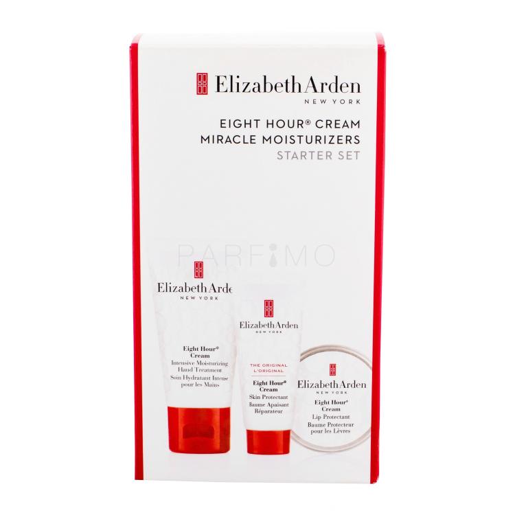 Elizabeth Arden Eight Hour Cream Pacco regalo crema mani 30 ml + crema protettiva Skin Protectant 15 ml + balsamo labbra Lip Protectant 14,6 ml